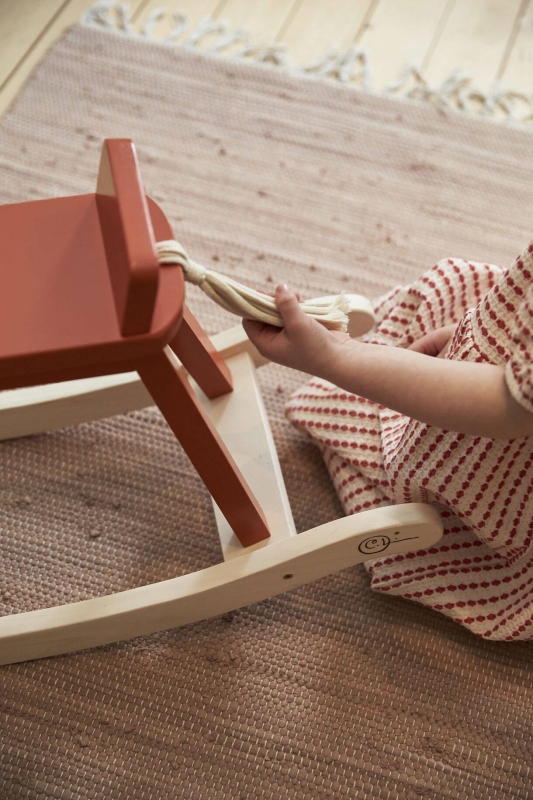 Kid's Concept - Koń na biegunach | Orange Red (CARL LARSSON)