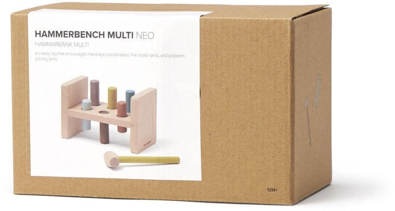 Kid's Concept - Ławka z młotkiem | Multicolor (NEO)