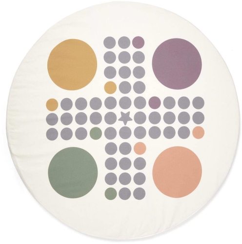 Kid's Concept - Materac podłogowy - gra Ludo | Multicolor (KID'S BASE)