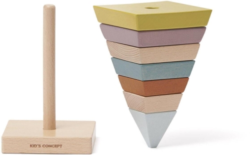 Kid's Concept - Piramida drewniana | Multicolor (NEO)