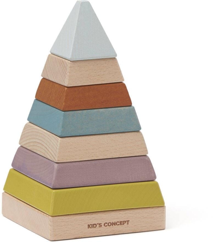 Kid's Concept - Piramida drewniana | Multicolor (NEO)