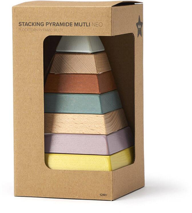 Kid's Concept - Piramida drewniana | Multicolor (NEO)