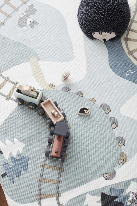 Kid's Concept - Pociąg ze zwierzątkami | Multicolor (EDVIN)