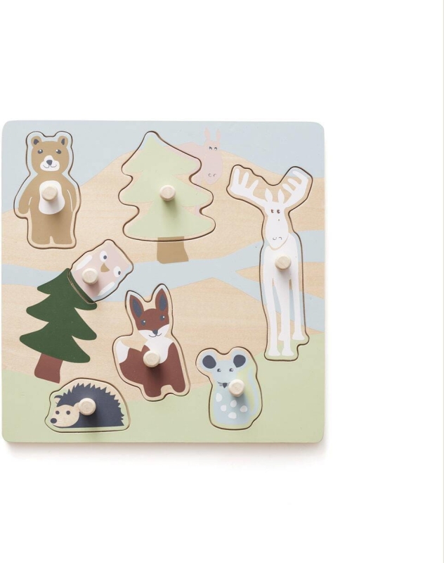 Kid's Concept - Puzzle z gałkami | Multicolor (EDVIN)