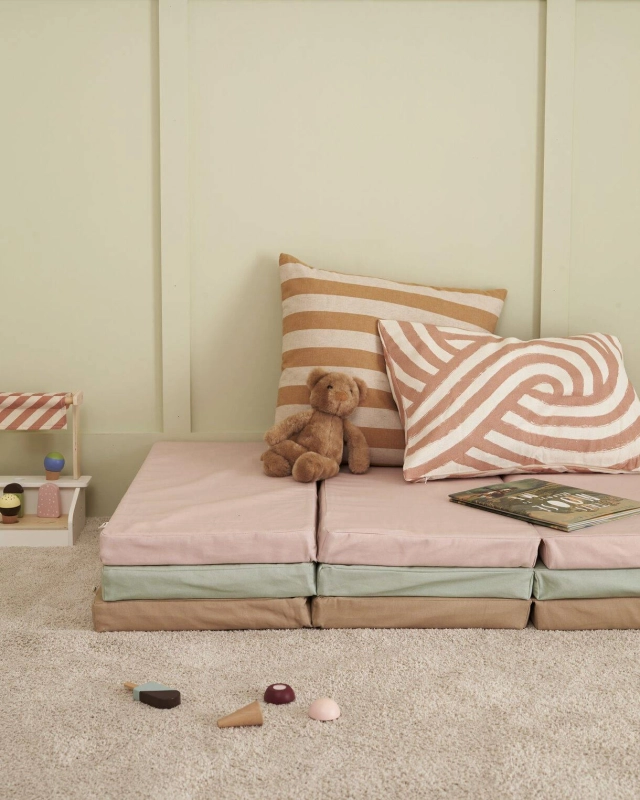 Kid's Concept - Składana mata do zabawy | Beige (KID'S BASE)