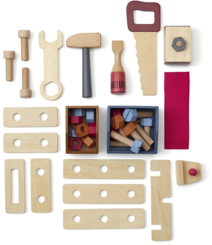 Kid's Concept - Stół z narzędziami | Multicolor (KID'S HUB)