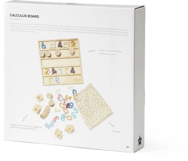Kid's Concept - Tablica kalkulacyjna | Multicolor (KID'S BASE)