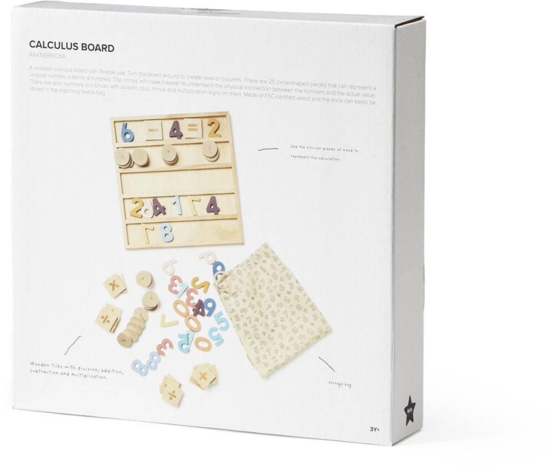 Kid's Concept - Tablica kalkulacyjna | Multicolor (KID'S BASE)