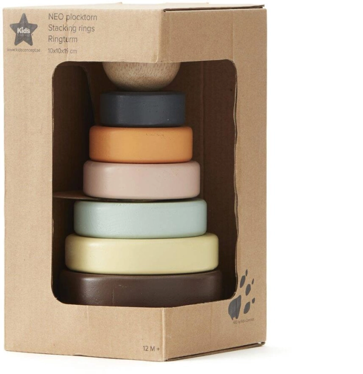 Kid's Concept - Wieża drewniana | Multicolor (NEO)