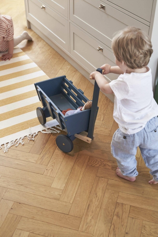 Kid's Concept - Wózek dla lalek | Blue (CARL LARSSON)