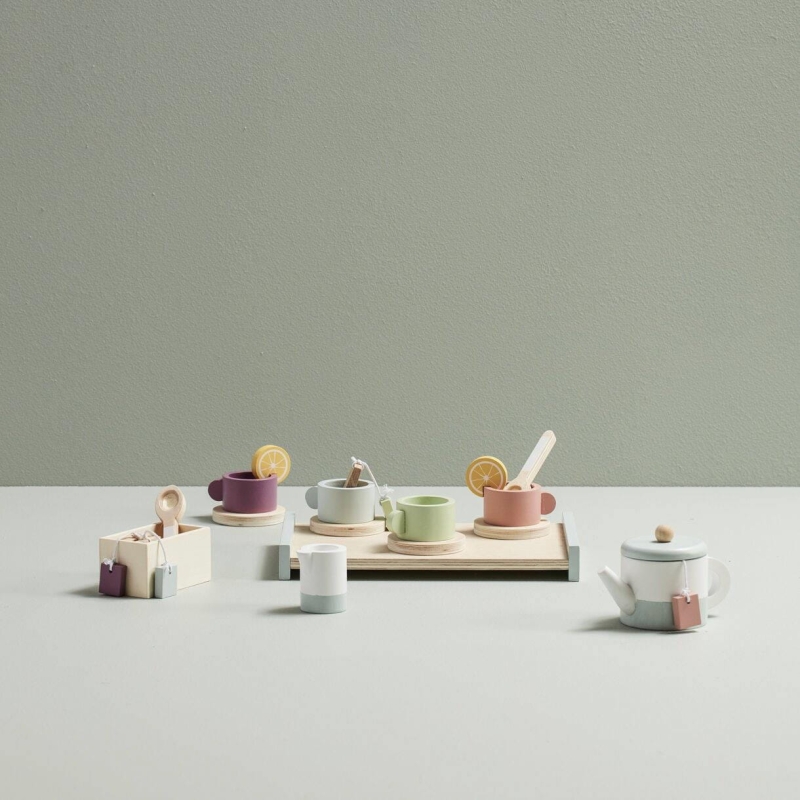 Kid's Concept - Zestaw do herbaty | Multicolor (KID'S HUB)
