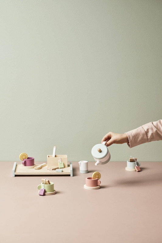 Kid's Concept - Zestaw do herbaty | Multicolor (KID'S HUB)