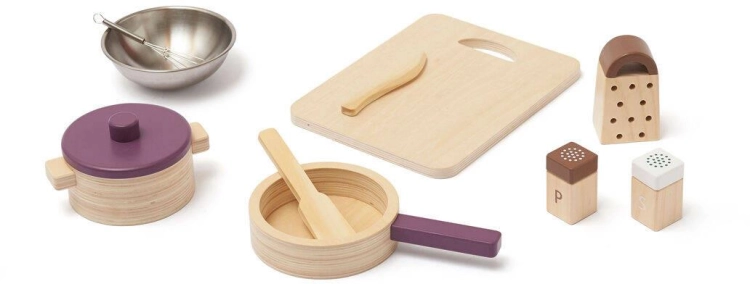 Kid's Concept - Zestaw naczynia kuchenne | Multicolor (KID'S HUB)