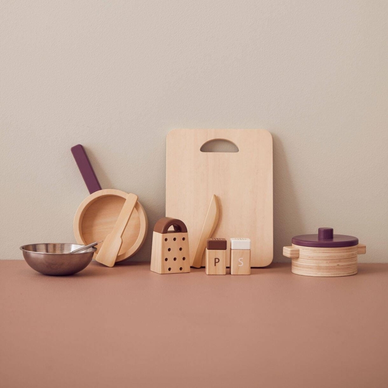 Kid's Concept - Zestaw naczynia kuchenne | Multicolor (KID'S HUB)