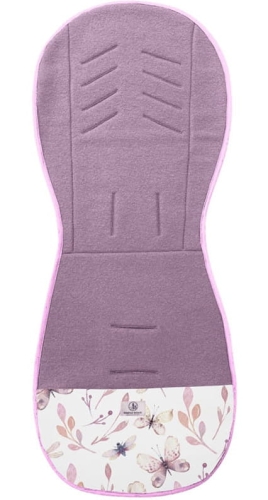 Simple Wool - termoaktywna wkładka do wózka z wełny merino | Lawendowe Kwiaty