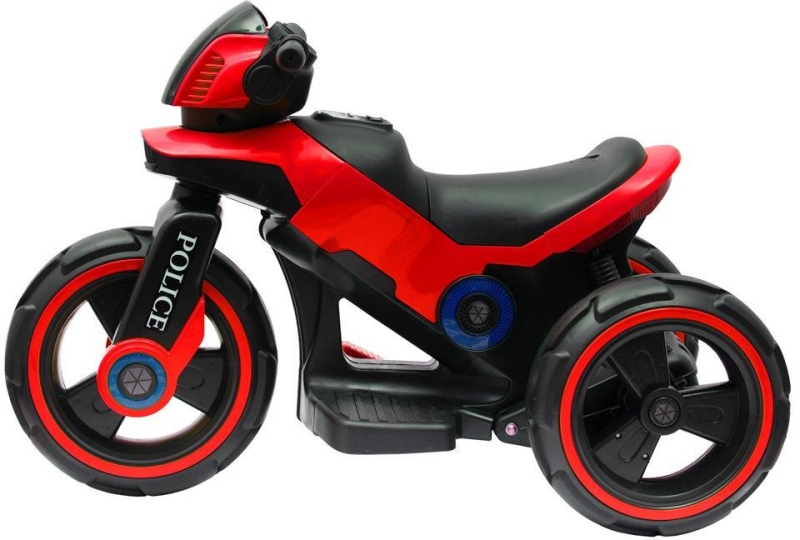 Baby Mix Police - motocykl na akumulator | Red