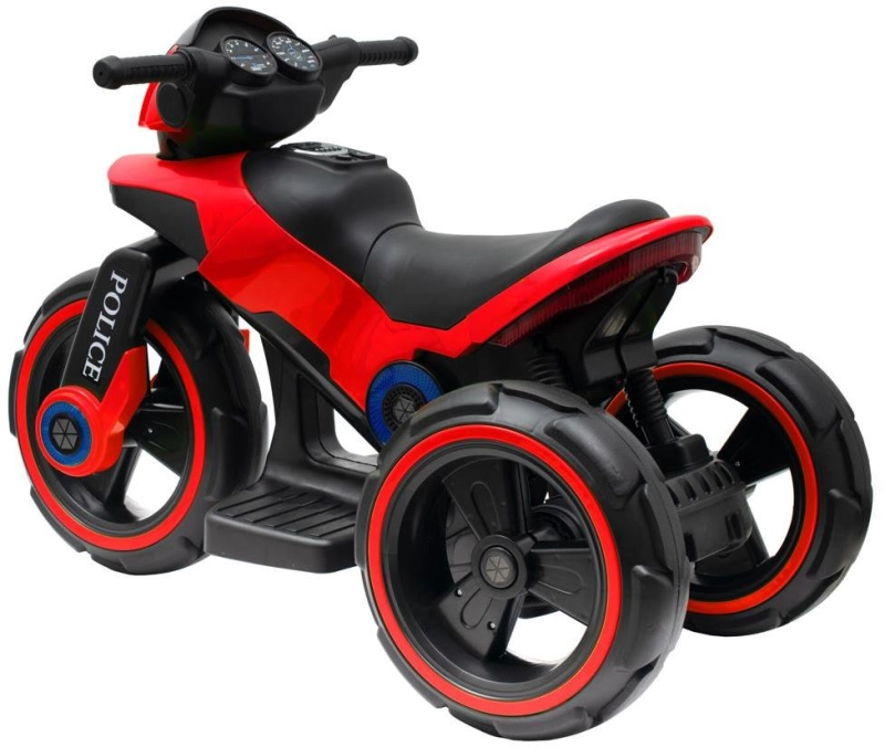 Baby Mix Police - motocykl na akumulator | Red