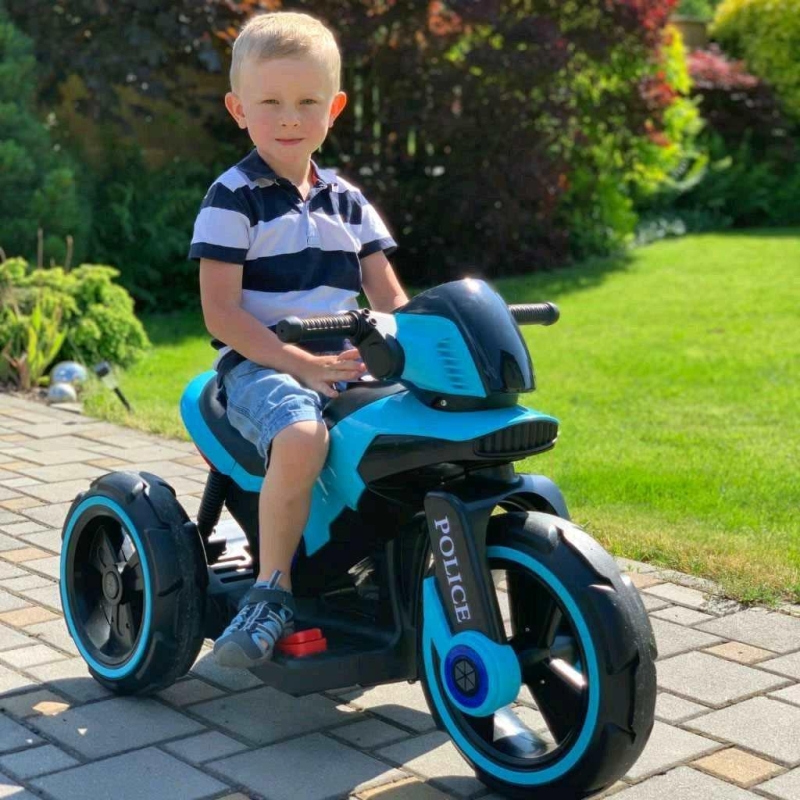 Baby Mix Police - motocykl na akumulator | Red