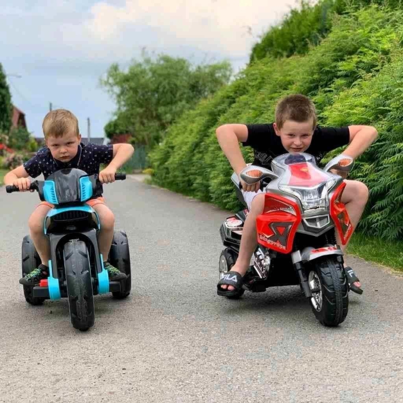 Baby Mix Police - motocykl na akumulator | Red
