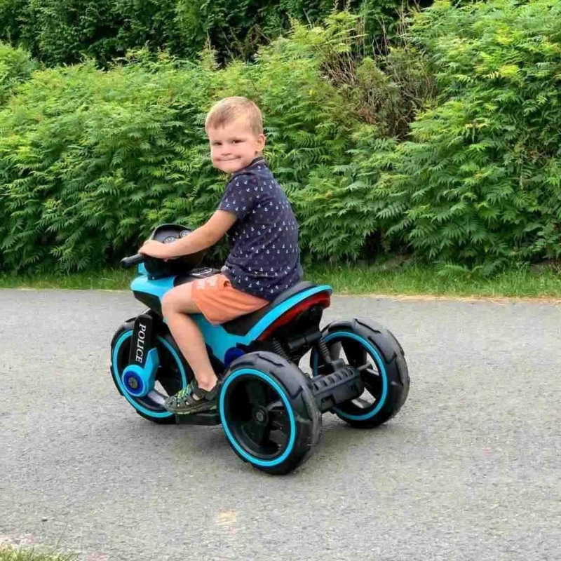 Baby Mix Police - motocykl na akumulator | Red