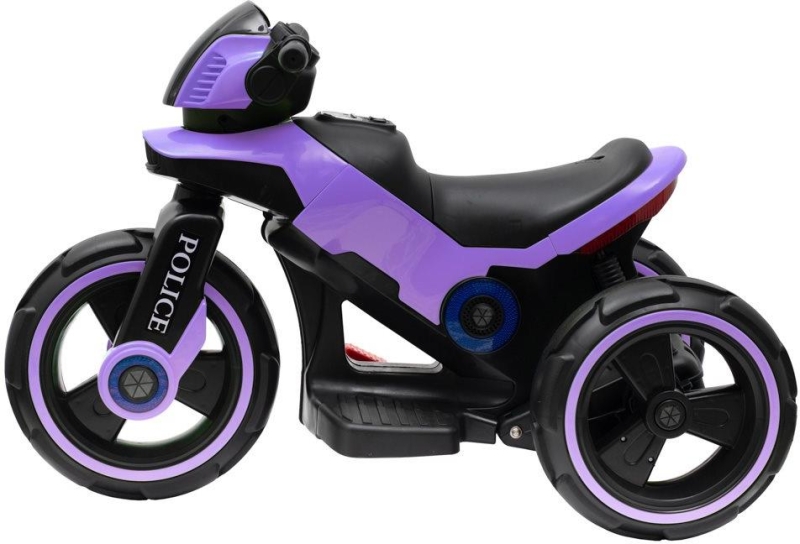 Baby Mix Police - motocykl na akumulator | Violet