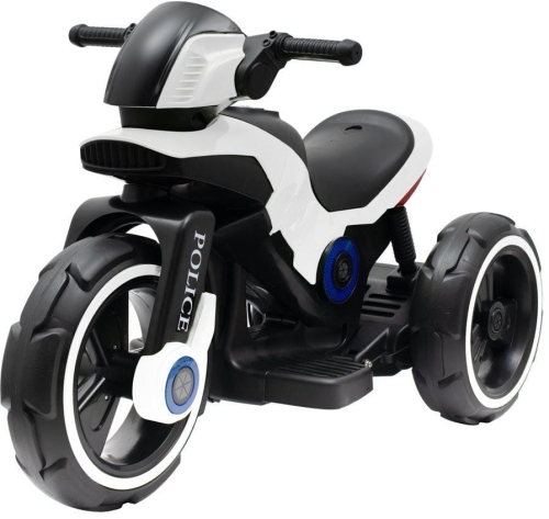 Baby Mix Police - motocykl na akumulator | White