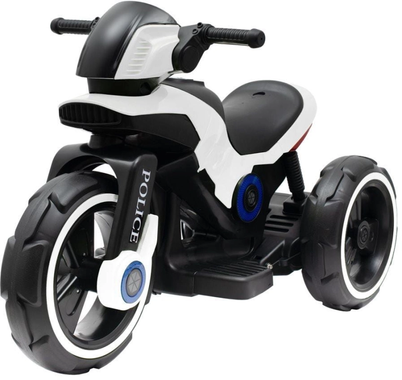 Baby Mix Police - motocykl na akumulator | White