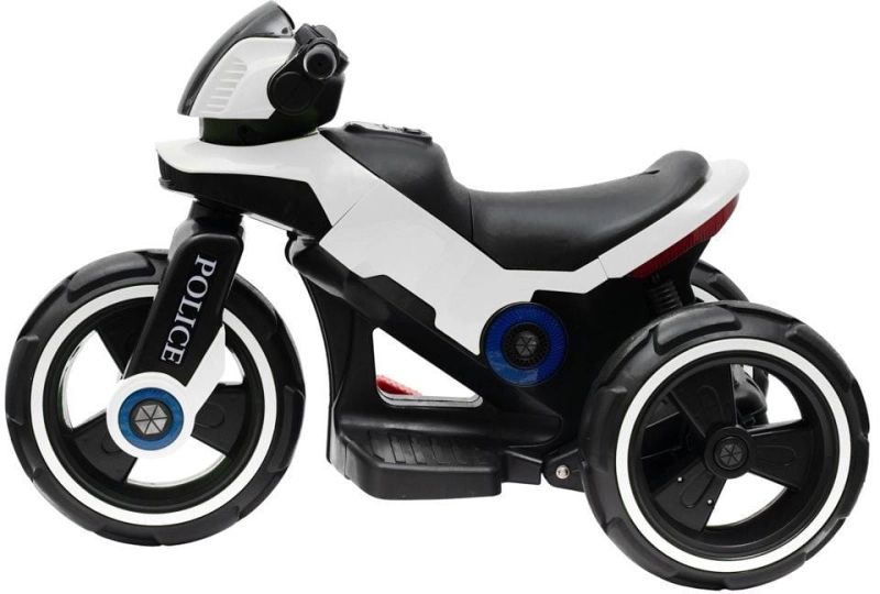 Baby Mix Police - motocykl na akumulator | White