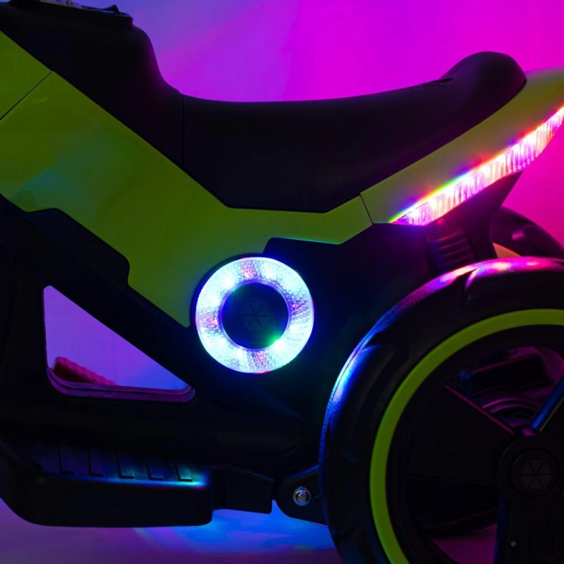Baby Mix Police - motocykl na akumulator | White