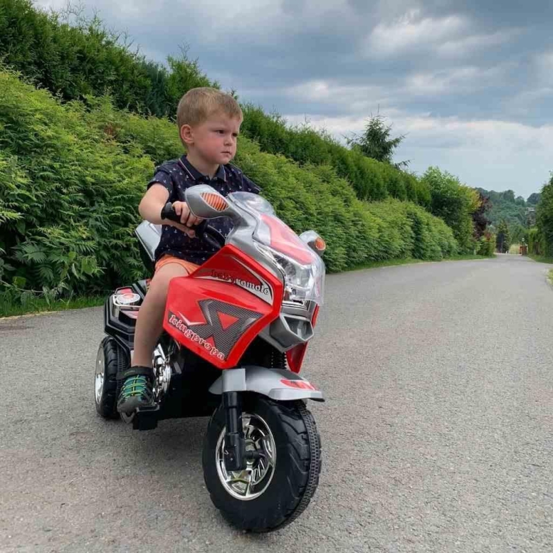 Baby Mix Racer - motocykl na akumulator | Black & Red
