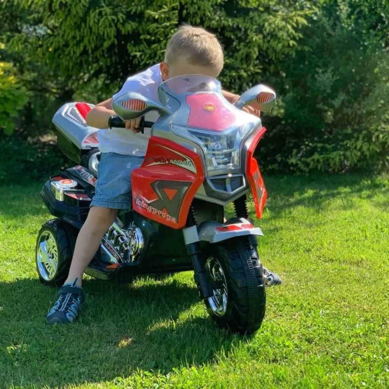 Baby Mix Racer - motocykl na akumulator | Black & Red