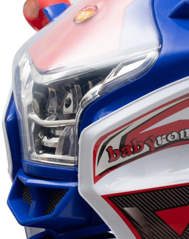 Baby Mix Racer - motocykl na akumulator | White