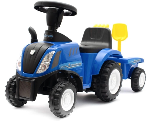 Baby Mix New Holland - traktor z przyczepą | Blue