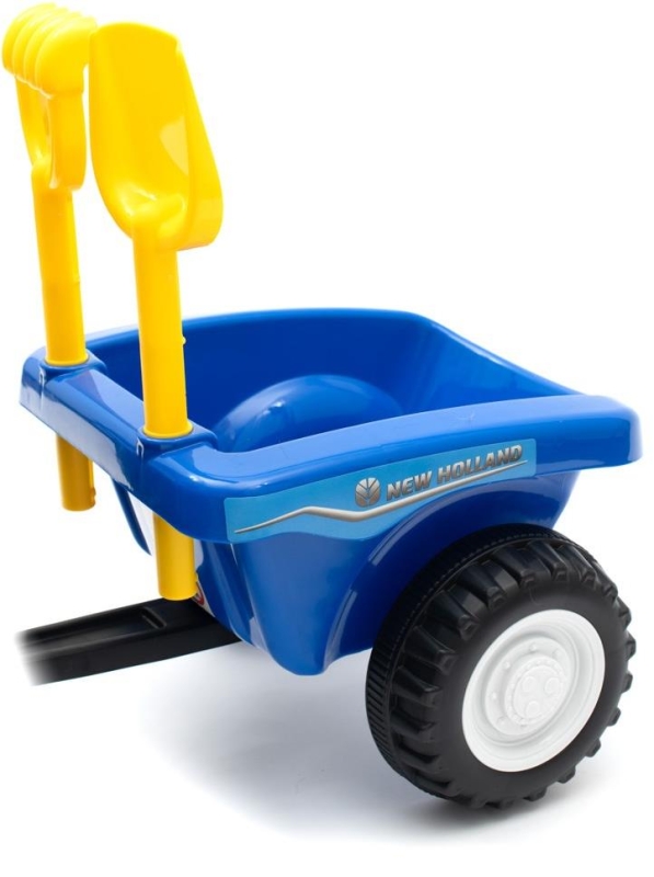 Baby Mix New Holland - traktor z przyczepą | Blue