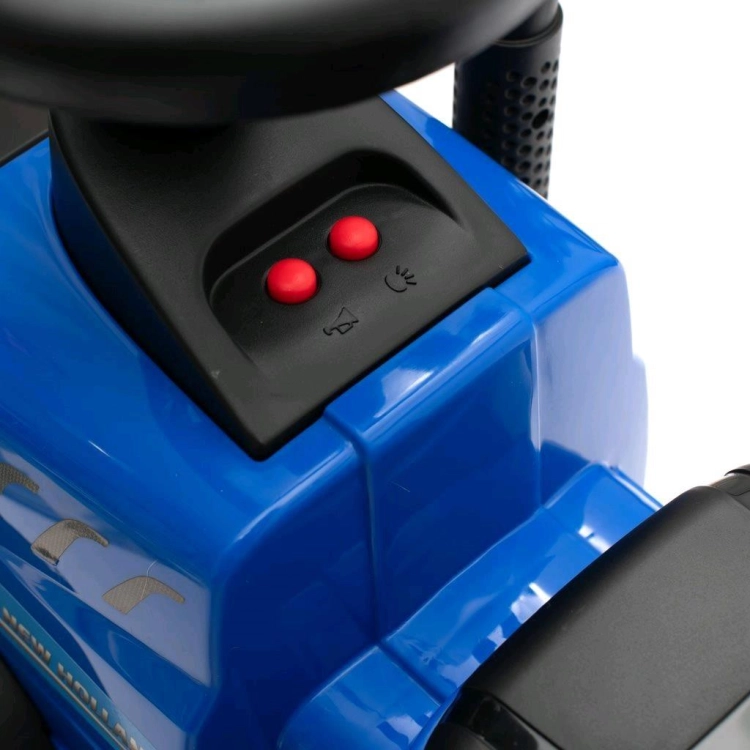 Baby Mix New Holland - traktor z przyczepą | Żółty
