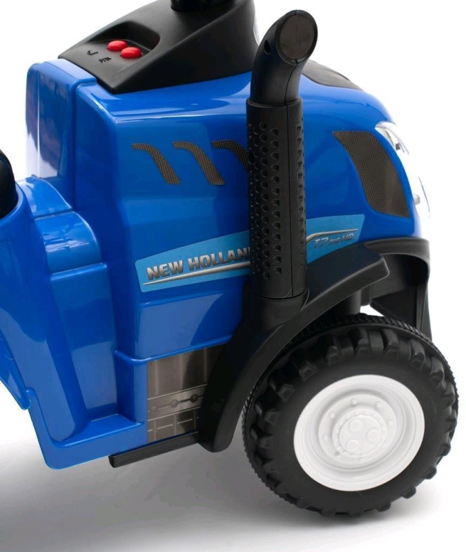 Baby Mix New Holland - traktor z przyczepą | Żółty