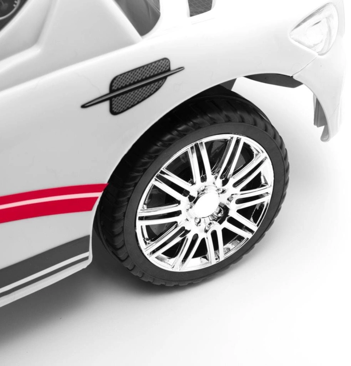 Baby Mix Racer - jeździk auto | White