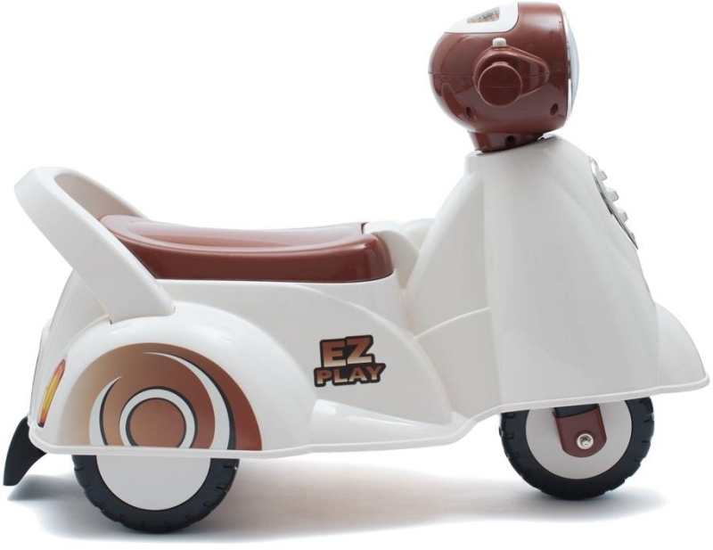 Baby Mix Scooter - jeździk z dźwiękiem | White