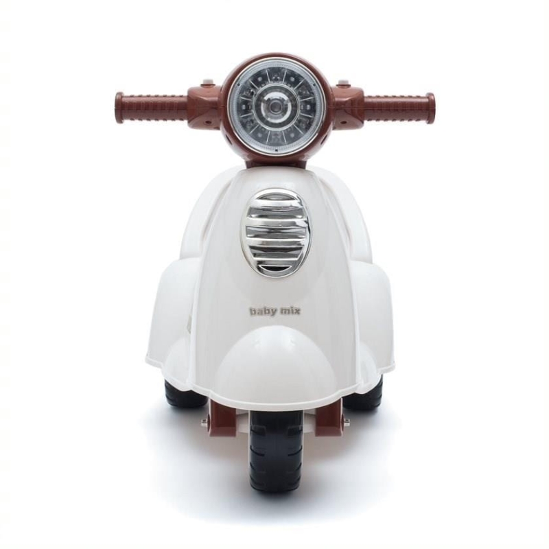 Baby Mix Scooter - jeździk z dźwiękiem | White