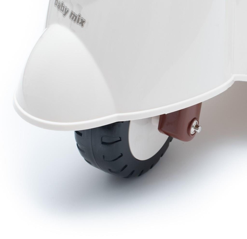 Baby Mix Scooter - jeździk z dźwiękiem | White