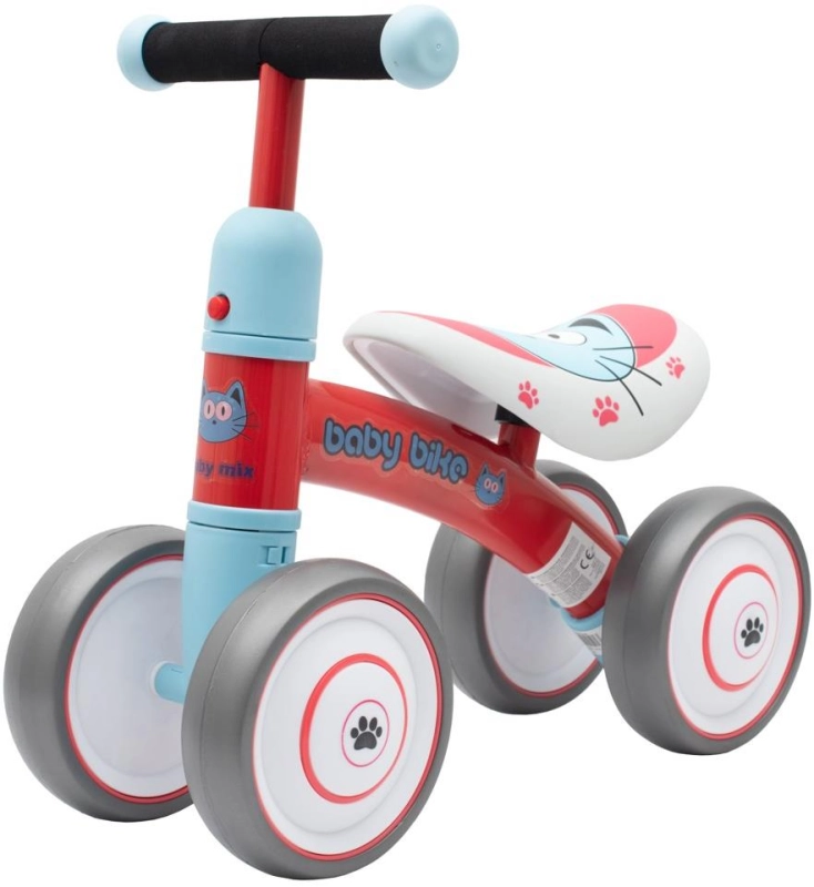 Baby Mix Baby Bike - jeździk czerokołowy | Red