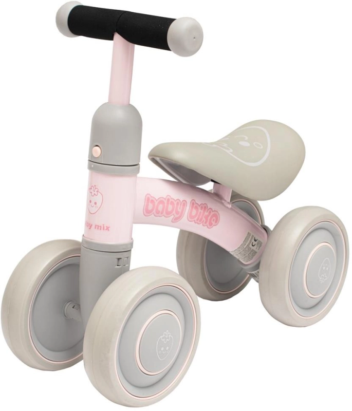 Baby Mix Baby Bike - jeździk czerokołowy | Fruit Pink
