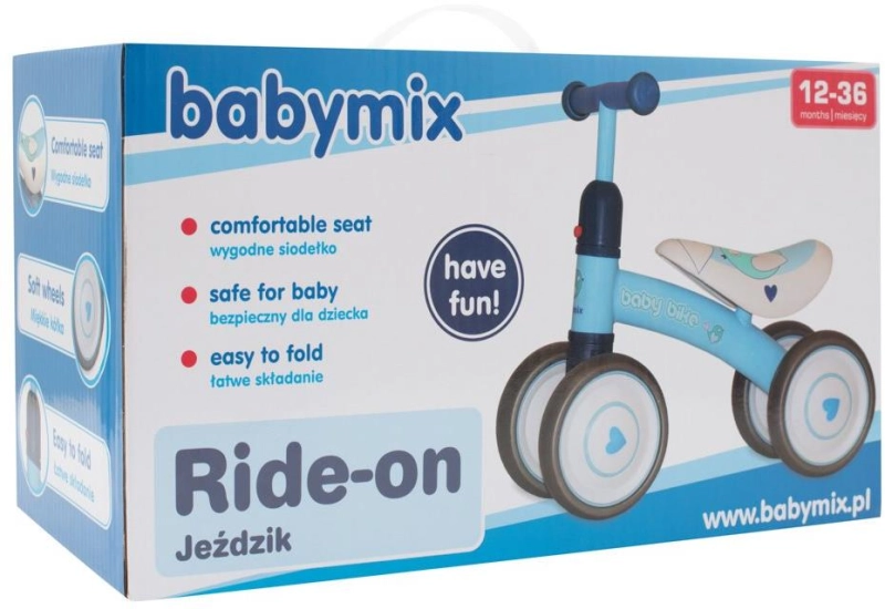 Baby Mix Baby Bike - jeździk czerokołowy | Blue