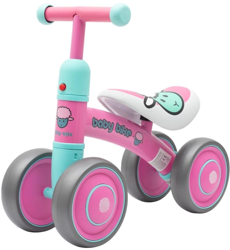 Baby Mix Baby Bike - jeździk czerokołowy | Pink