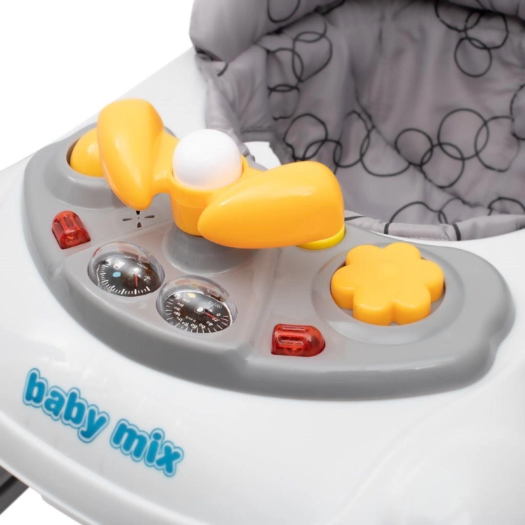 Baby Mix - chodzik z kierownicą | Graphite