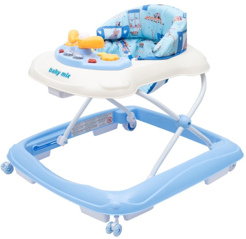 Baby Mix - chodzik z kierownicą | Light Blue