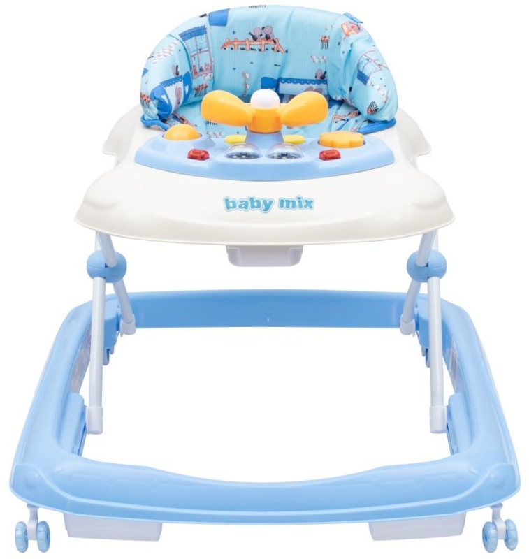 Baby Mix - chodzik z kierownicą | Light Blue