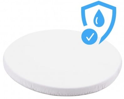 Waldin - nieprzemakalne, bawełniane prześcieradło do łóżeczka 7w1 | Owal Mały