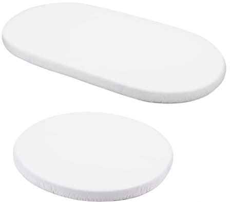 Waldin - zestaw bawełnianych prześcieradeł do owalnego łóżeczka 7w1 