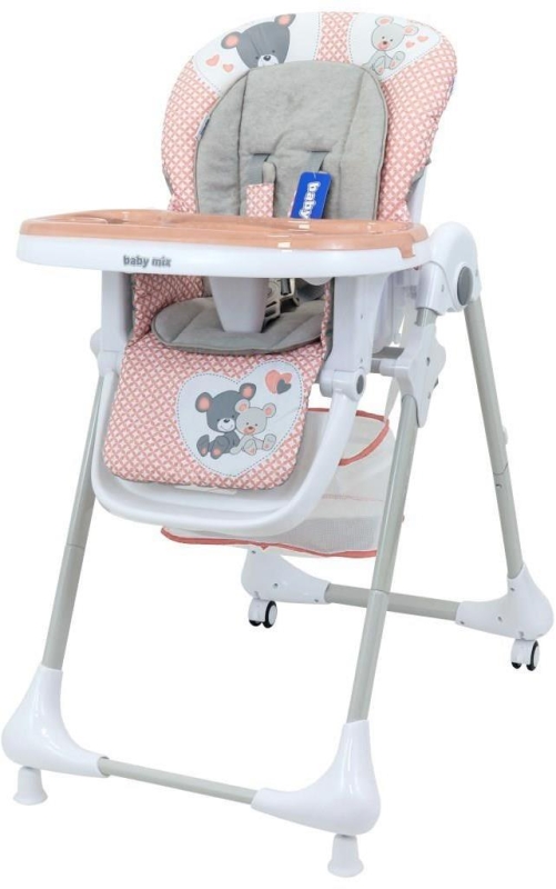 Baby Mix Infant - krzesełko do karmienia | Pink